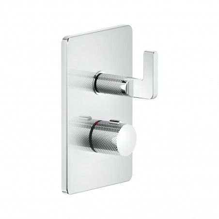 Gessi 58132 parte esterna miscelatore termostatico doccia a parete 1 via linea INCISO-