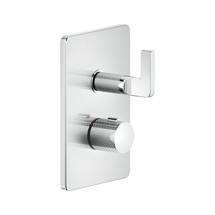 Gessi 58132 parte esterna miscelatore termostatico doccia a parete 1 via linea INCISO-
