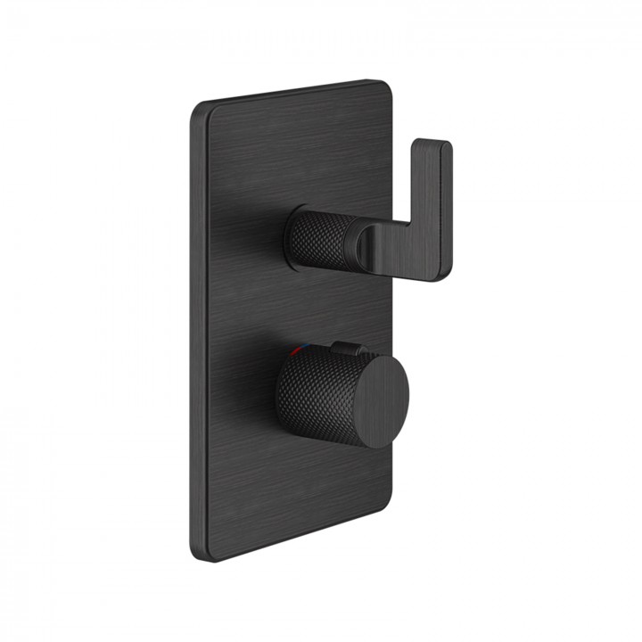 Gessi 58132 parte esterna miscelatore termostatico doccia a parete 1 via linea INCISO-