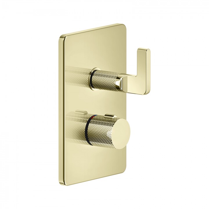 Gessi 58132 parte esterna miscelatore termostatico doccia a parete 1 via linea INCISO-