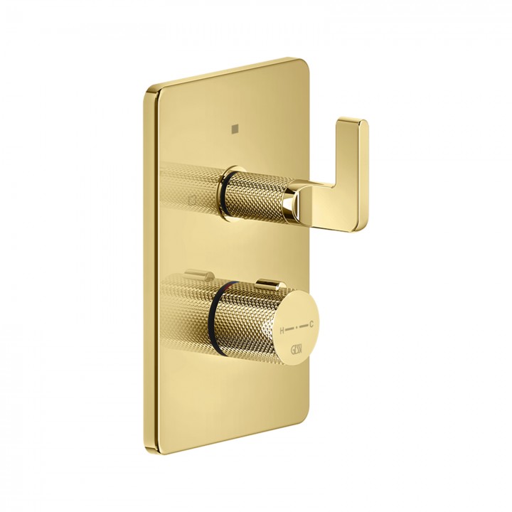 Gessi 58134 parte esterna miscelatore termostatico doccia a parete 2 vie linea INCISO-