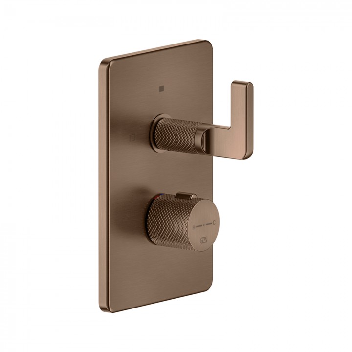 Gessi 58134 parte esterna miscelatore termostatico doccia a parete 2 vie linea INCISO-