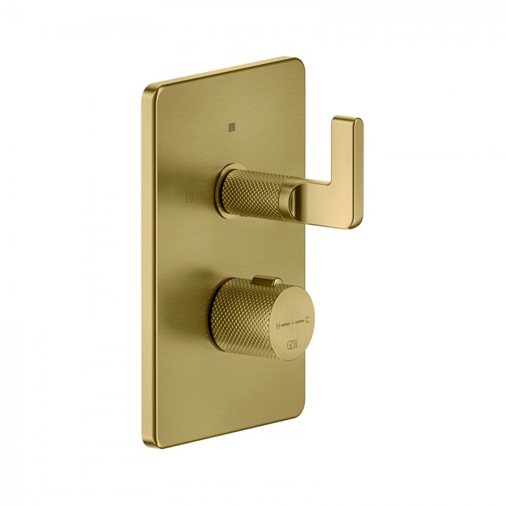Gessi 58134 parte esterna miscelatore termostatico doccia a parete 2 vie linea INCISO-