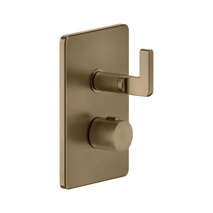 Gessi 58136 parte esterna miscelatore termostatico doccia a parete 3 vie linea INCISO-