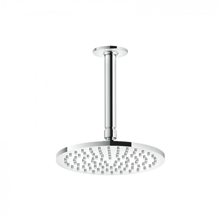 Gessi 58150 soffione anticalcare a soffitto braccio altezza personalizzabile linea INCISO-