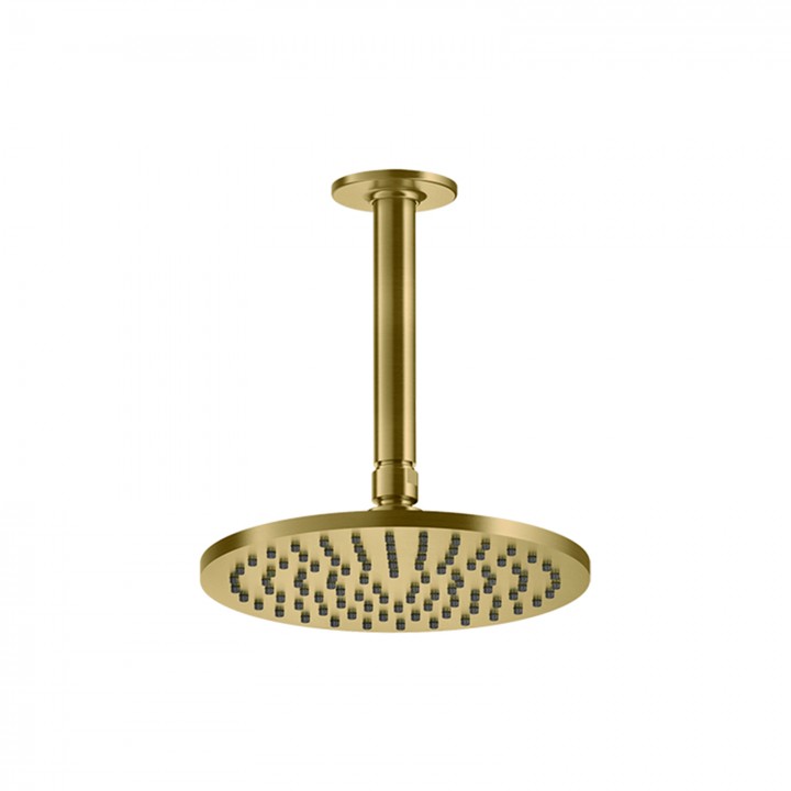 Gessi 58150 soffione anticalcare a soffitto braccio altezza personalizzabile linea INCISO-