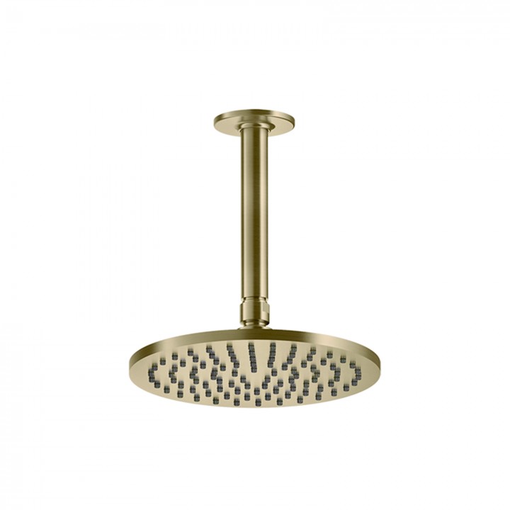Gessi 58150 soffione anticalcare a soffitto braccio altezza personalizzabile linea INCISO-