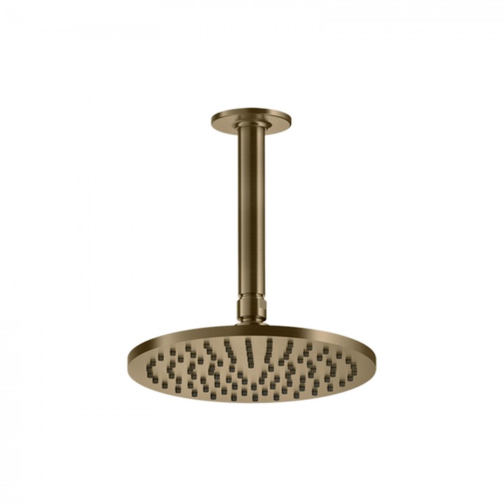 Gessi 58150 soffione anticalcare a soffitto braccio altezza personalizzabile linea INCISO-