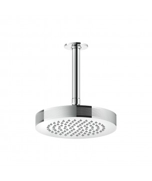 Gessi 58188 soffione anticalcare a soffitto braccio altezza personalizzabile linea INCISO-