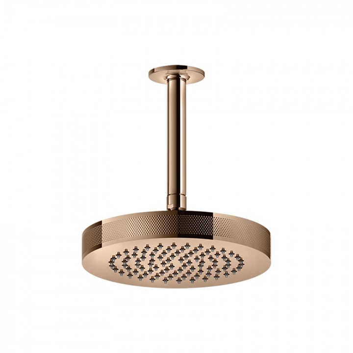 Gessi 58188 soffione anticalcare a soffitto braccio altezza personalizzabile linea INCISO-