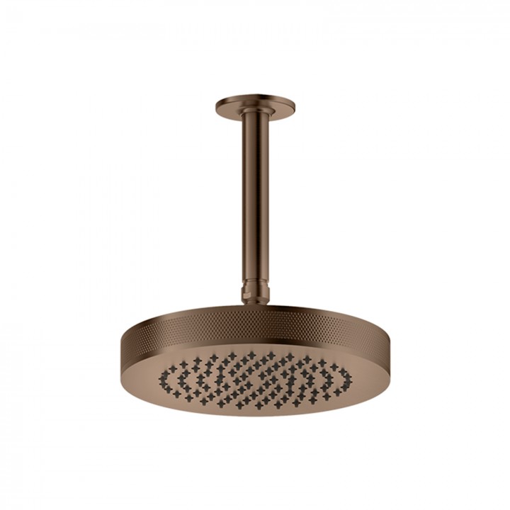 Gessi 58188 soffione anticalcare a soffitto braccio altezza personalizzabile linea INCISO-