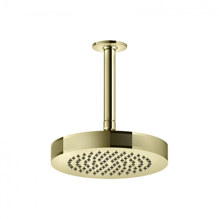 Gessi 58188 soffione anticalcare a soffitto braccio altezza personalizzabile linea INCISO-