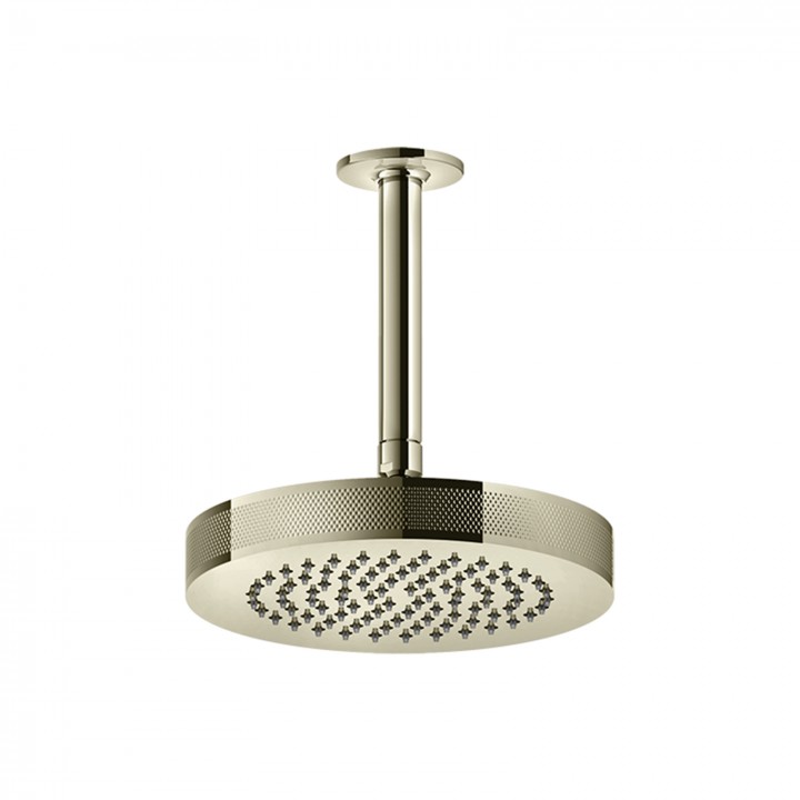 Gessi 58188 soffione anticalcare a soffitto braccio altezza personalizzabile linea INCISO-