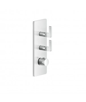 Gessi 58204 parte esterna miscelatore termostatico alta portata a parete linea INCISO-
