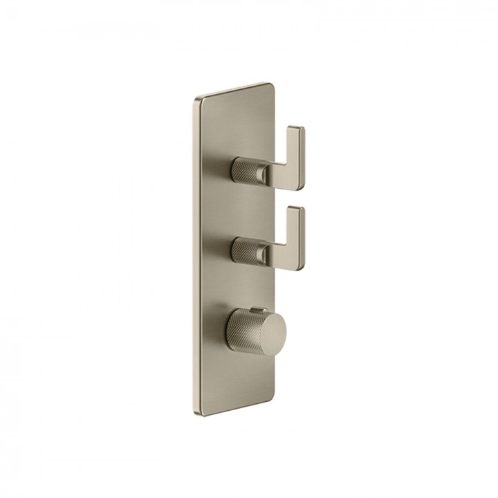 Gessi 58204 parte esterna miscelatore termostatico alta portata a parete linea INCISO- Gessi 58204 parte esterna miscelatore termostatico alta portata a parete linea INCISO-