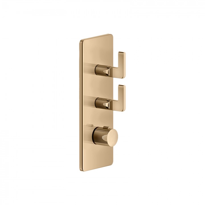 Gessi 58204 parte esterna miscelatore termostatico alta portata a parete linea INCISO- Gessi 58204 parte esterna miscelatore termostatico alta portata a parete linea INCISO-