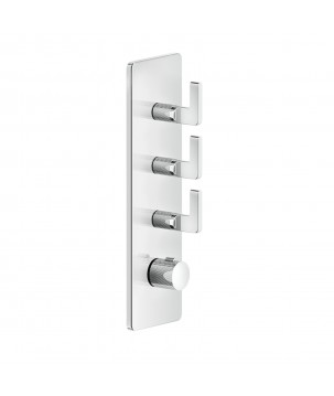 Gessi 58206 parte esterna miscelatore termostatico alta portata a parete linea INCISO-