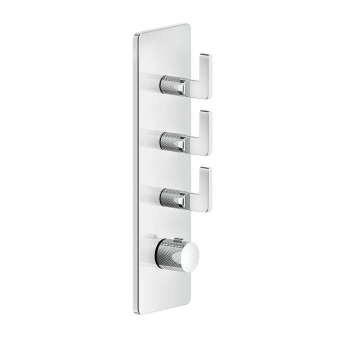 Gessi 58206 parte esterna miscelatore termostatico alta portata a parete linea INCISO- Gessi 58206 parte esterna miscelatore termostatico alta portata a parete linea INCISO-