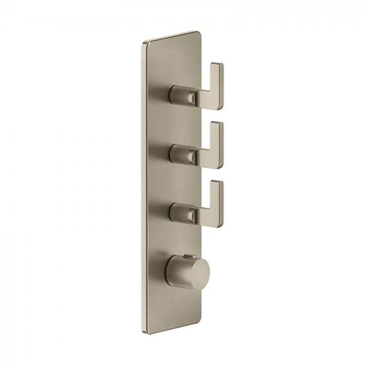 Gessi 58206 parte esterna miscelatore termostatico alta portata a parete linea INCISO- Gessi 58206 parte esterna miscelatore termostatico alta portata a parete linea INCISO-