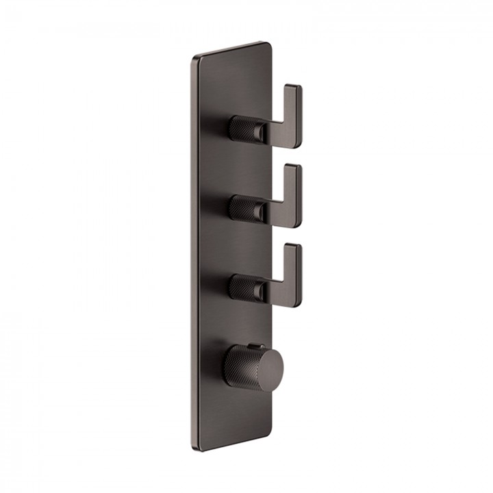 Gessi 58206 parte esterna miscelatore termostatico alta portata a parete linea INCISO- Gessi 58206 parte esterna miscelatore termostatico alta portata a parete linea INCISO-
