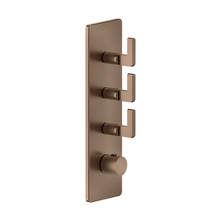 Gessi 58206 parte esterna miscelatore termostatico alta portata a parete linea INCISO- Gessi 58206 parte esterna miscelatore termostatico alta portata a parete linea INCISO-