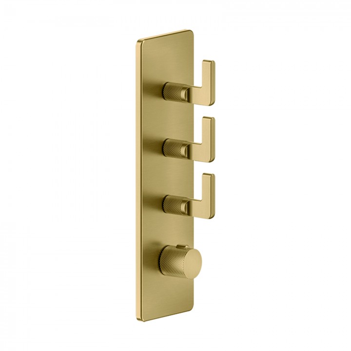 Gessi 58206 parte esterna miscelatore termostatico alta portata a parete linea INCISO- Gessi 58206 parte esterna miscelatore termostatico alta portata a parete linea INCISO-
