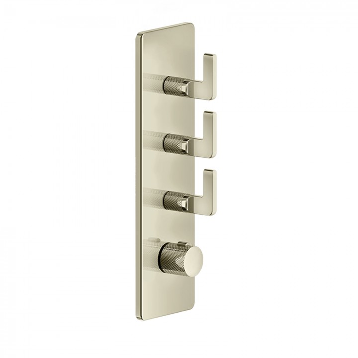 Gessi 58206 parte esterna miscelatore termostatico alta portata a parete linea INCISO- Gessi 58206 parte esterna miscelatore termostatico alta portata a parete linea INCISO-