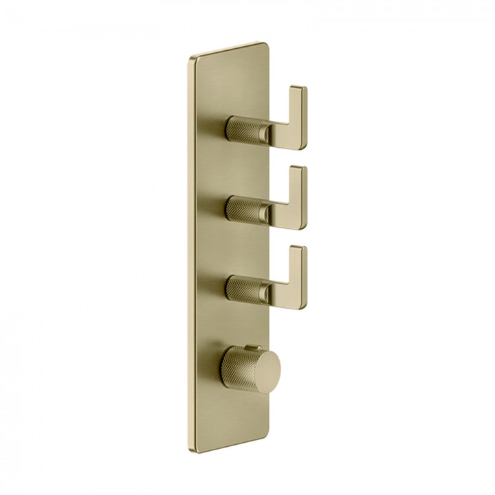 Gessi 58206 parte esterna miscelatore termostatico alta portata a parete linea INCISO- Gessi 58206 parte esterna miscelatore termostatico alta portata a parete linea INCISO-
