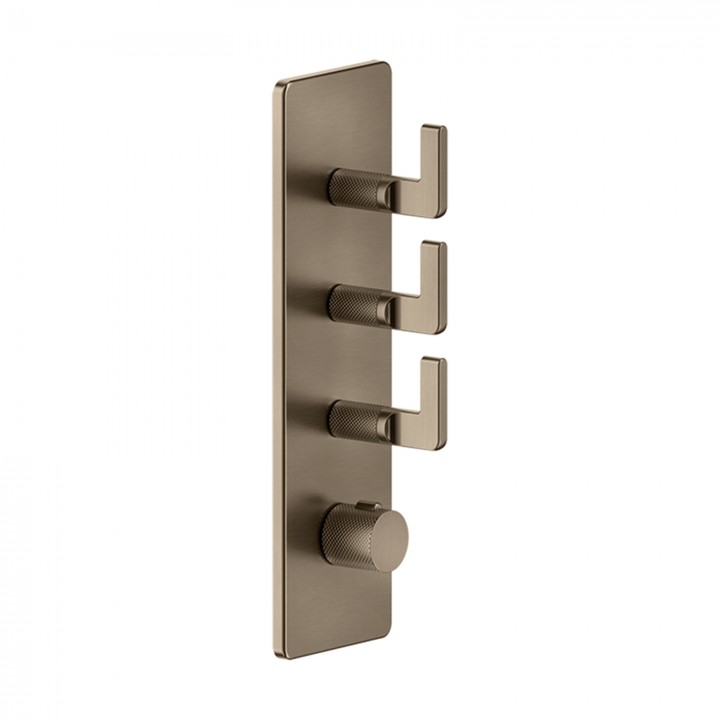 Gessi 58206 parte esterna miscelatore termostatico alta portata a parete linea INCISO- Gessi 58206 parte esterna miscelatore termostatico alta portata a parete linea INCISO-