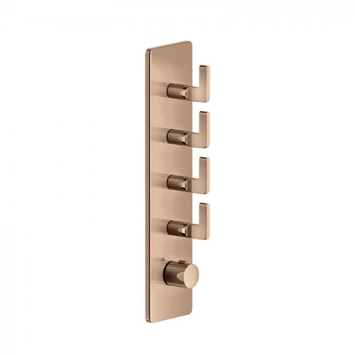 Gessi 58208 parte esterna miscelatore termostatico alta portata a parete linea INCISO- Gessi 58208 parte esterna miscelatore termostatico alta portata a parete linea INCISO-