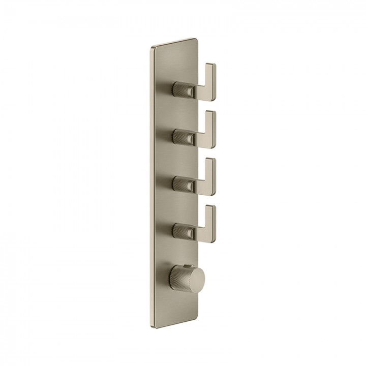 Gessi 58208 parte esterna miscelatore termostatico alta portata a parete linea INCISO- Gessi 58208 parte esterna miscelatore termostatico alta portata a parete linea INCISO-