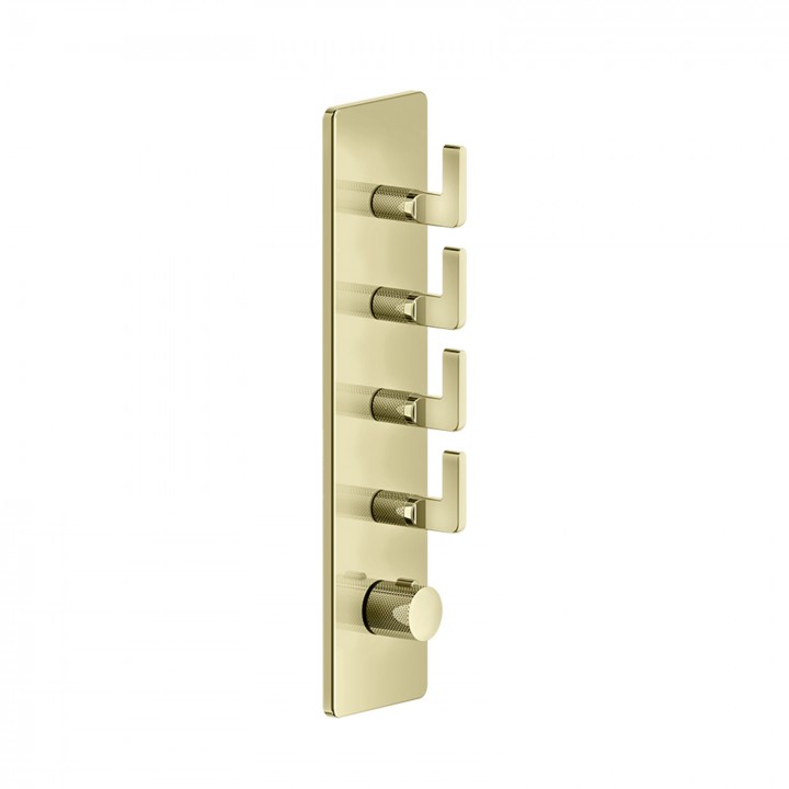 Gessi 58208 parte esterna miscelatore termostatico alta portata a parete linea INCISO- Gessi 58208 parte esterna miscelatore termostatico alta portata a parete linea INCISO-
