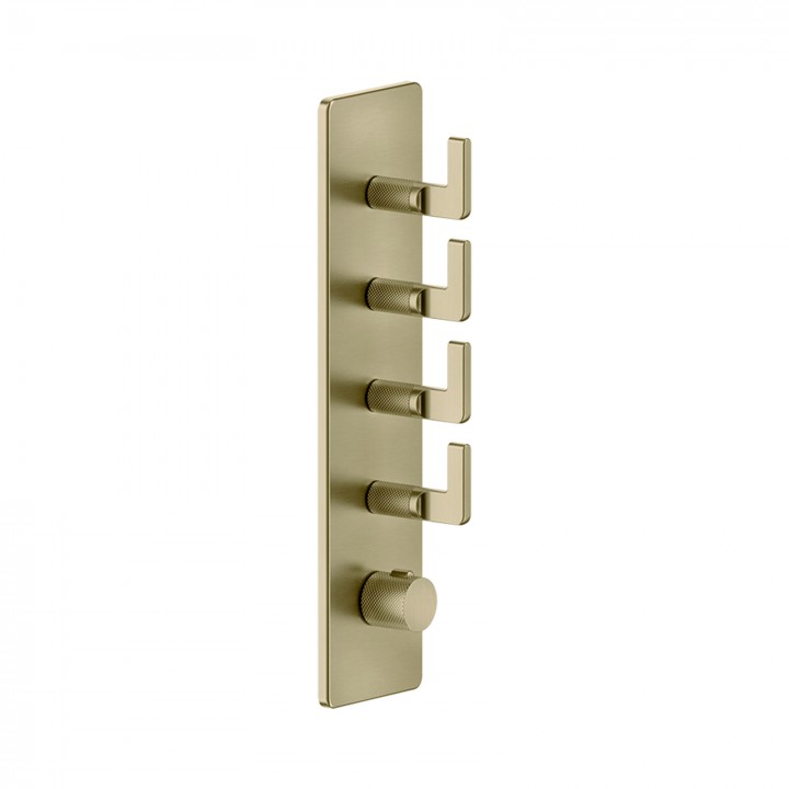 Gessi 58208 parte esterna miscelatore termostatico alta portata a parete linea INCISO- Gessi 58208 parte esterna miscelatore termostatico alta portata a parete linea INCISO-