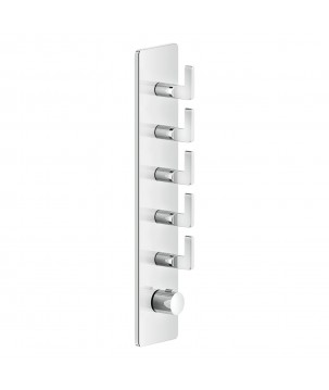Gessi 58210 parte esterna miscelatore termostatico alta portata a parete linea INCISO-