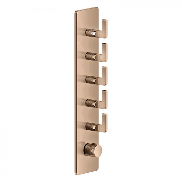 Gessi 58210 parte esterna miscelatore termostatico alta portata a parete linea INCISO- Gessi 58210 parte esterna miscelatore termostatico alta portata a parete linea INCISO-