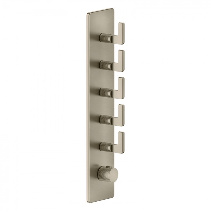 Gessi 58210 parte esterna miscelatore termostatico alta portata a parete linea INCISO- Gessi 58210 parte esterna miscelatore termostatico alta portata a parete linea INCISO-