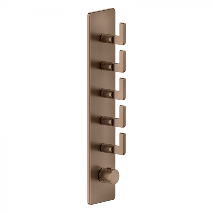 Gessi 58210 parte esterna miscelatore termostatico alta portata a parete linea INCISO- Gessi 58210 parte esterna miscelatore termostatico alta portata a parete linea INCISO-