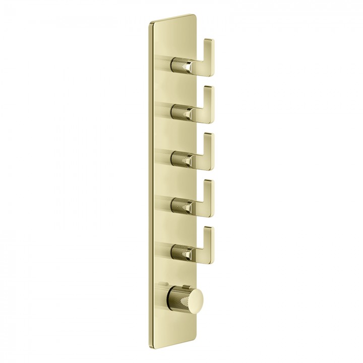 Gessi 58210 parte esterna miscelatore termostatico alta portata a parete linea INCISO- Gessi 58210 parte esterna miscelatore termostatico alta portata a parete linea INCISO-