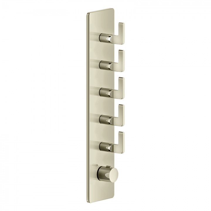 Gessi 58210 parte esterna miscelatore termostatico alta portata a parete linea INCISO- Gessi 58210 parte esterna miscelatore termostatico alta portata a parete linea INCISO-