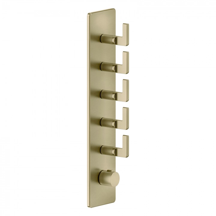 Gessi 58210 parte esterna miscelatore termostatico alta portata a parete linea INCISO- Gessi 58210 parte esterna miscelatore termostatico alta portata a parete linea INCISO-