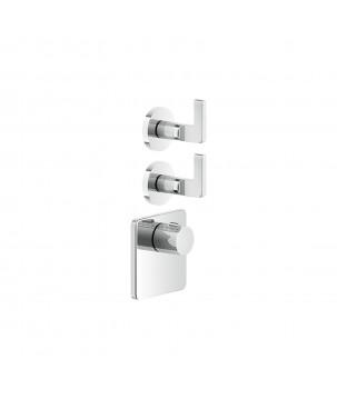 Gessi 58214 parte esterna miscelatore termostatico alta portata a parete linea INCISO-