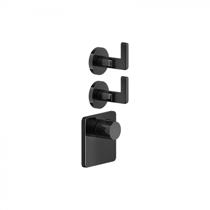 Gessi 58214 parte esterna miscelatore termostatico alta portata a parete linea INCISO- Gessi 58214 parte esterna miscelatore termostatico alta portata a parete linea INCISO-