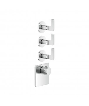Gessi 58216 parte esterna miscelatore termostatico alta portata a parete linea INCISO-