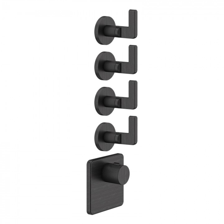 Gessi 58218 parte esterna miscelatore termostatico alta portata a parete linea INCISO-