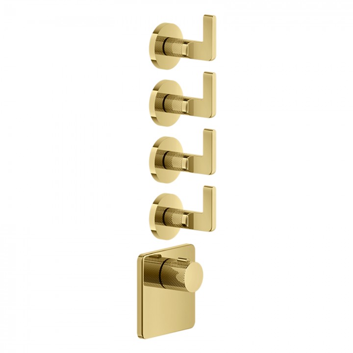 Gessi 58218 parte esterna miscelatore termostatico alta portata a parete linea INCISO-