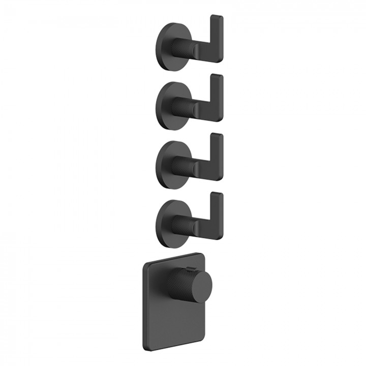 Gessi 58218 parte esterna miscelatore termostatico alta portata a parete linea INCISO- Gessi 58218 parte esterna miscelatore termostatico alta portata a parete linea INCISO-