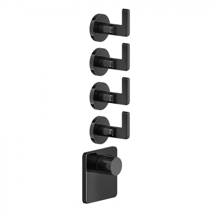 Gessi 58218 parte esterna miscelatore termostatico alta portata a parete linea INCISO- Gessi 58218 parte esterna miscelatore termostatico alta portata a parete linea INCISO-