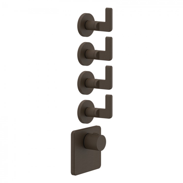 Gessi 58218 parte esterna miscelatore termostatico alta portata a parete linea INCISO- Gessi 58218 parte esterna miscelatore termostatico alta portata a parete linea INCISO-