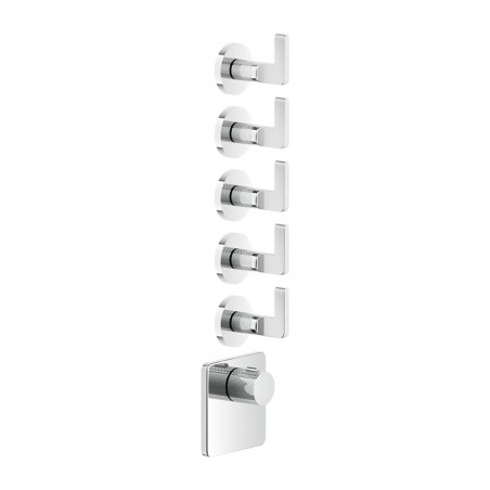Gessi 58220 parte esterna miscelatore termostatico alta portata a parete linea INCISO-