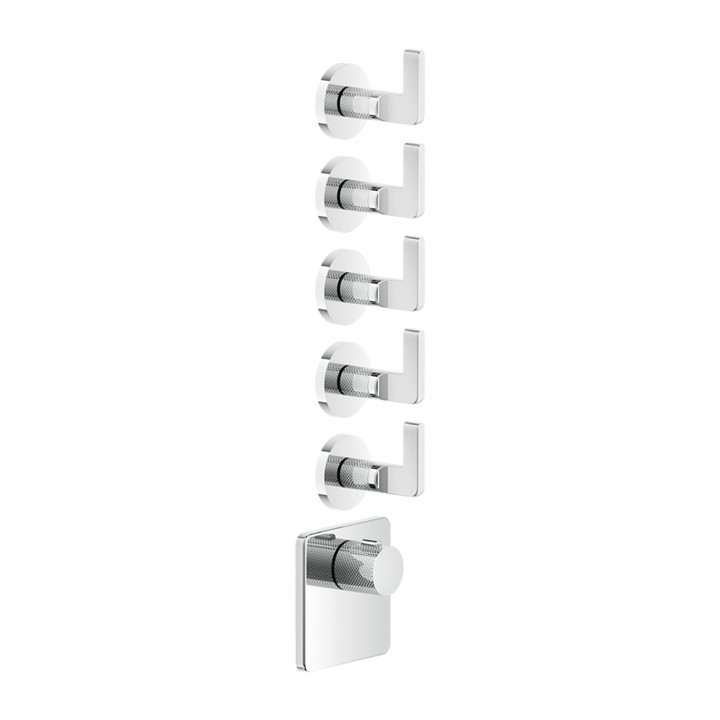 Gessi 58220 parte esterna miscelatore termostatico alta portata a parete linea INCISO-